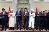 С участием Президентов Сооронбая Жээнбекова и Реджеп Тайип Эрдогана в Бишкеке открылась Центральная мечеть