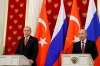 Совместная пресс-конференция Эрдогана и Путина