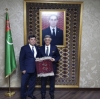Rektör Ceylan, Türkmenistan Büyükelçisi Meredov’u Ziyaret Etti
